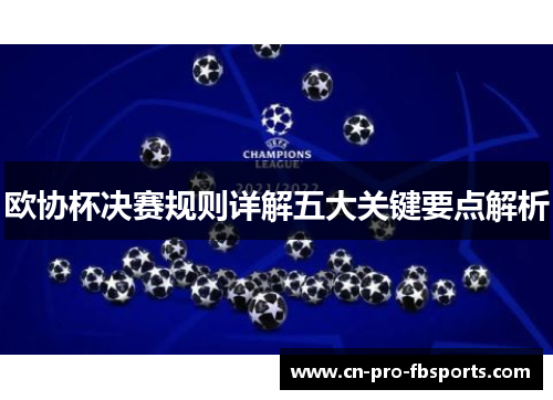 欧协杯决赛规则详解五大关键要点解析